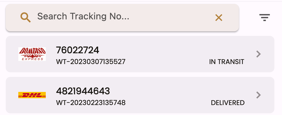 Postmate Courier Mangement Software Tracking Image